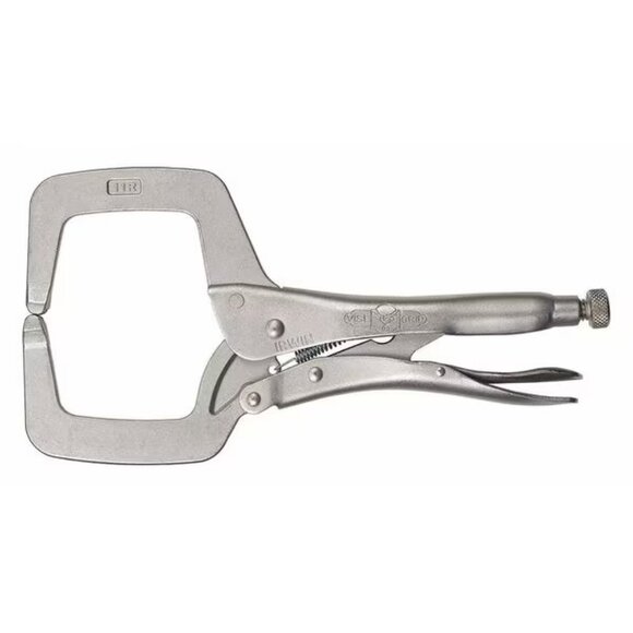 IRWIN Vise Grip 11R 11" C Clamp Locking Regular Tip Easy Release Pliers- 2PACK - Picture 3 of 4